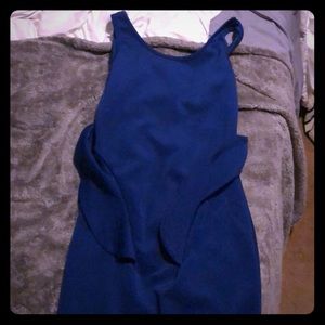 Blue cocktail dress from body central.